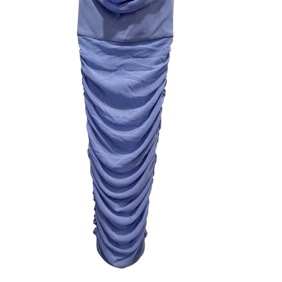 Michael Costello x REVOLVE India Midi Dress Corset Ruched Periwinkle Blue Sz XS - Picture 4 of 13